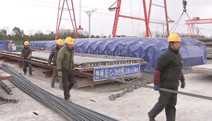 崇启公铁长江大桥**进展！