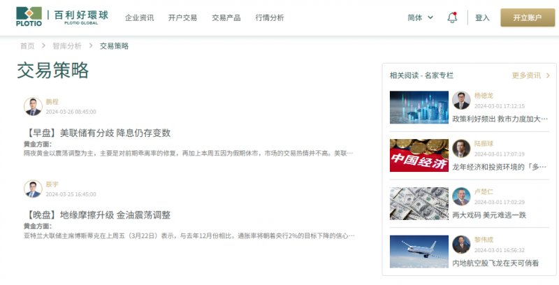 百利好环球：黄金市场波动性较高，投资者应当如何应对